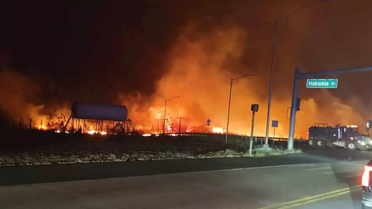 Hawaii wildfires: At least six people dead after flames destroy large parts of town in Maui