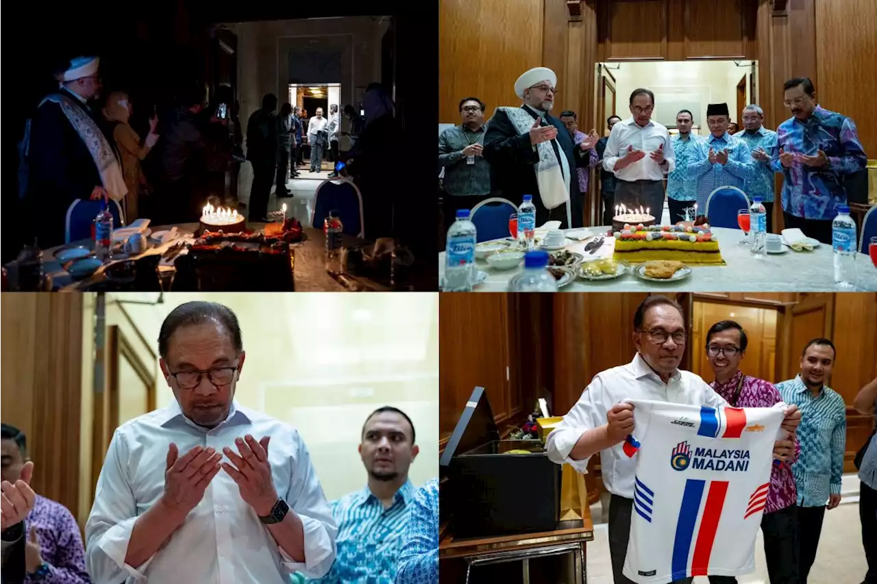 Surprise birthday celebration for Anwar in Putrajaya