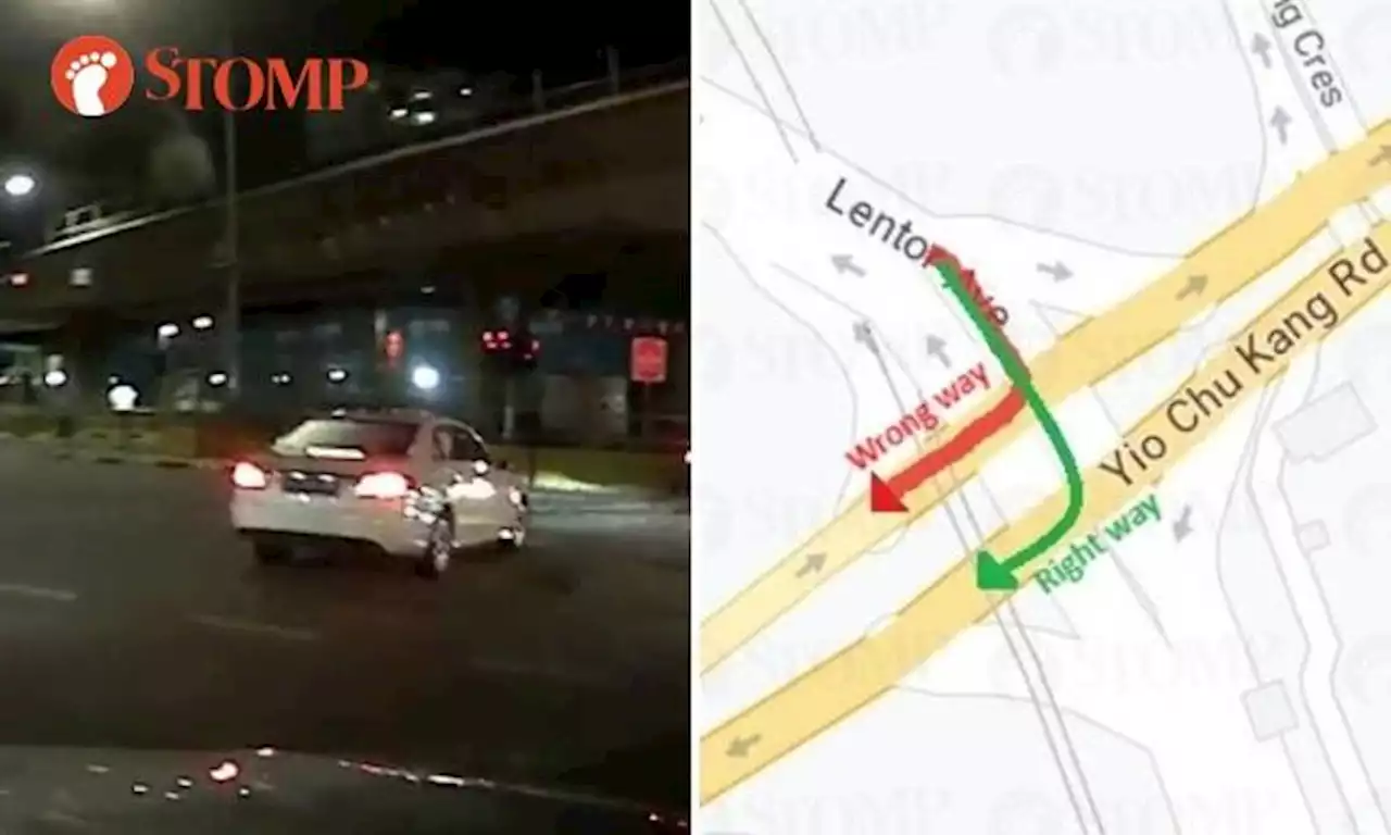 Vehicles turning into wrong lane at Yio Chu Kang Road junction: 'Drivers can often get confused'