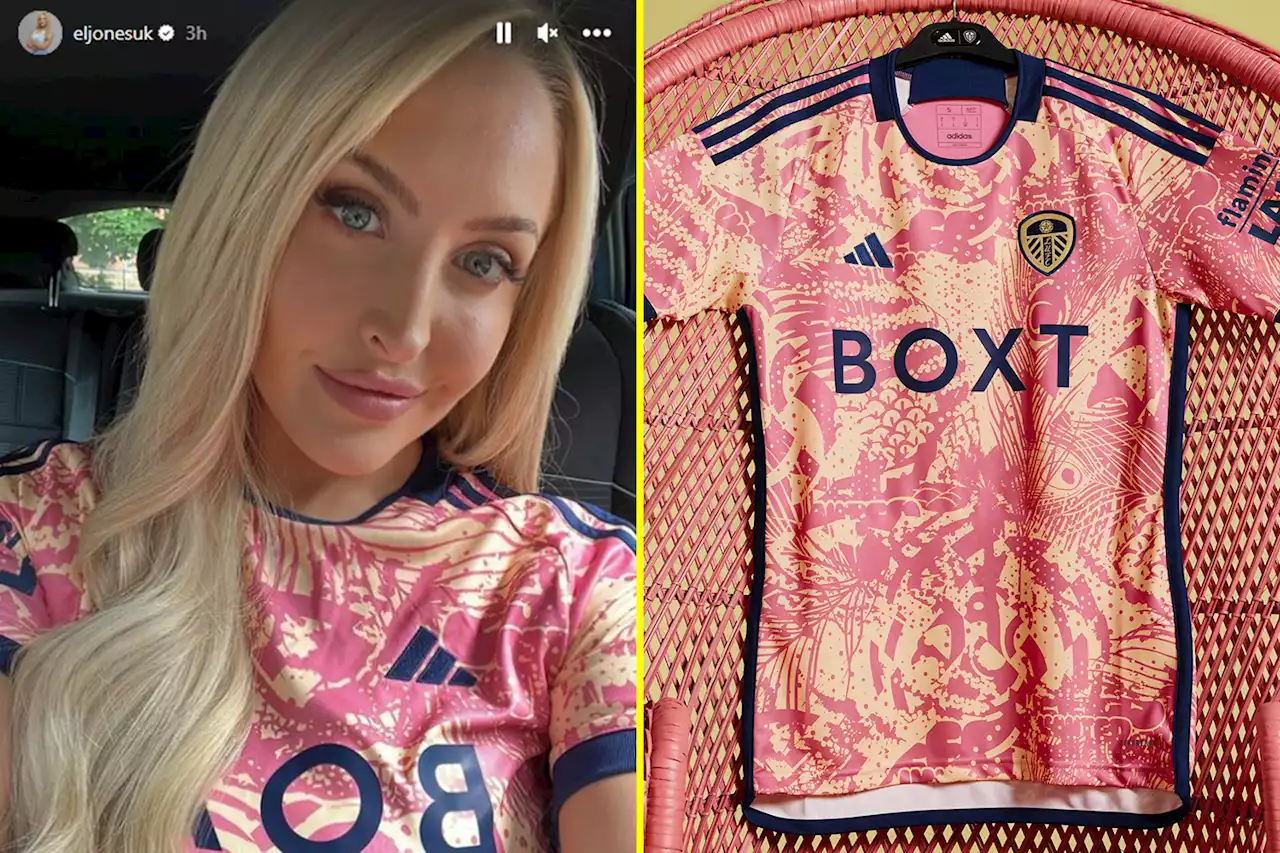 Leeds fan and broadcaster Emma Jones shows love for 'fruit salad' third kit