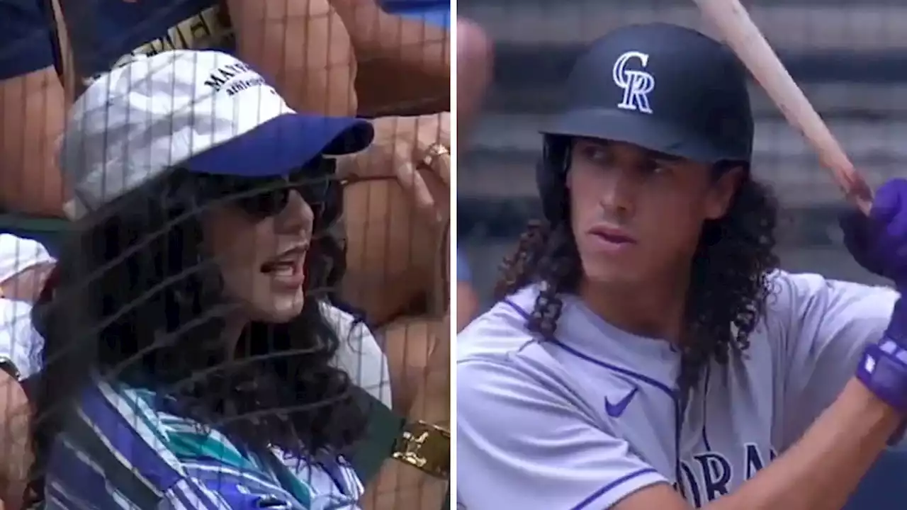 Vanessa Hudgens Cheers On Fiancé Cole Tucker At Rockies Game