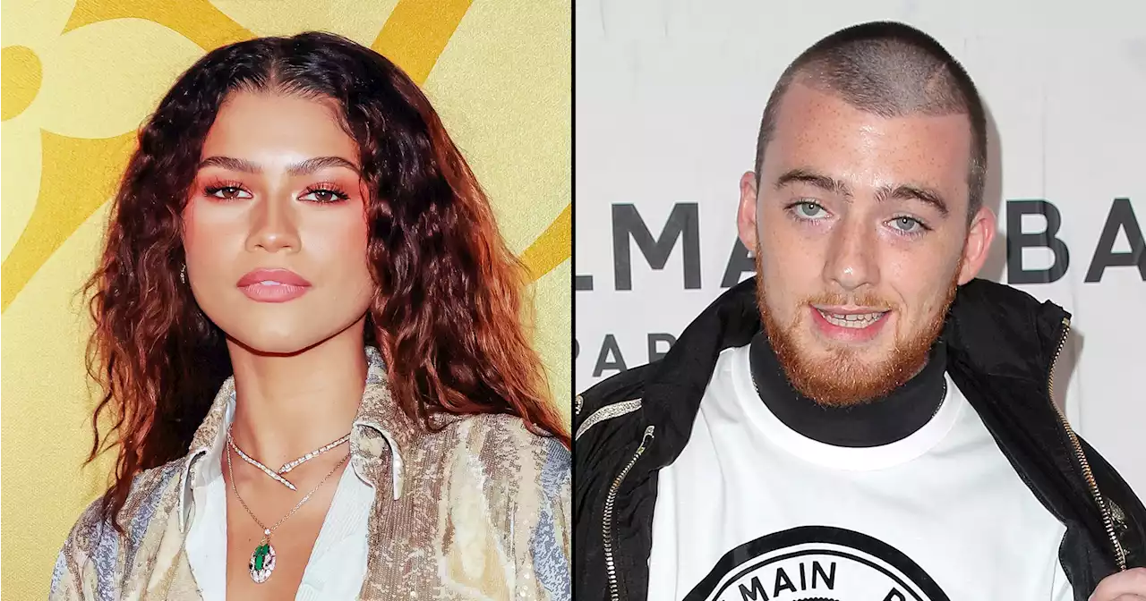 Zendaya Visits Angus Cloud Mural in Los Angeles After His Death