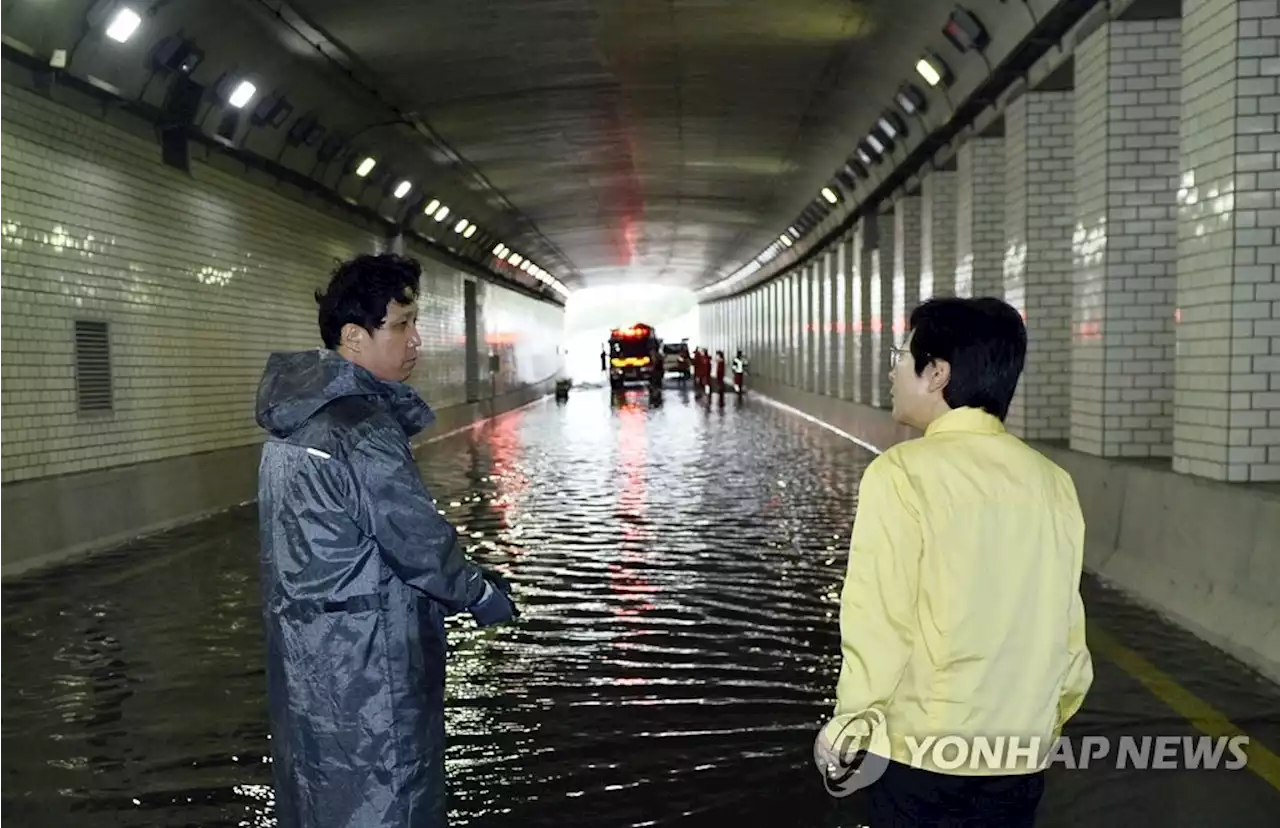 [태풍 카눈] 대전세종충남서 지하차도 침수에 나무 쓰러져(종합) | 연합뉴스