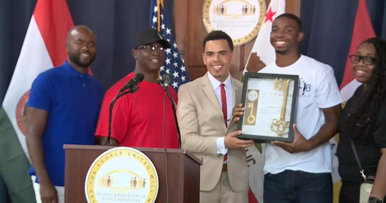 San Diego State guard Lamont Butler honored with 'Key to the Movement'