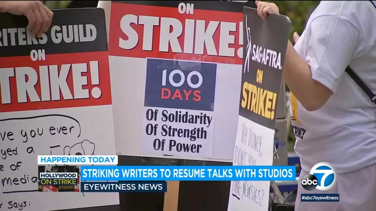 More than 100 days into writers strike, WGA set to resume talks with Hollywood studios