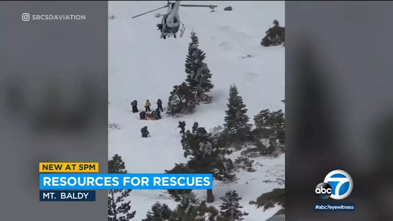 San Bernardino County sheriff hopes to reduce costs of Mount Baldy search-and-rescues