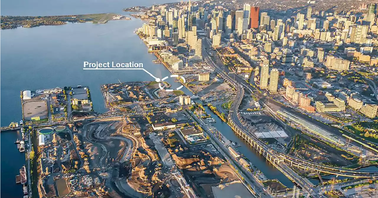 Future Pedestrian Bridge to Connect Quayside Community to Artificial Island