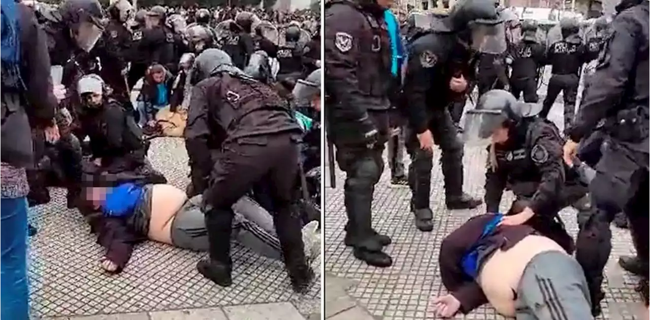 Un manifestante murió tras descompensarse en medio de incidentes durante una protesta en el Obelisco