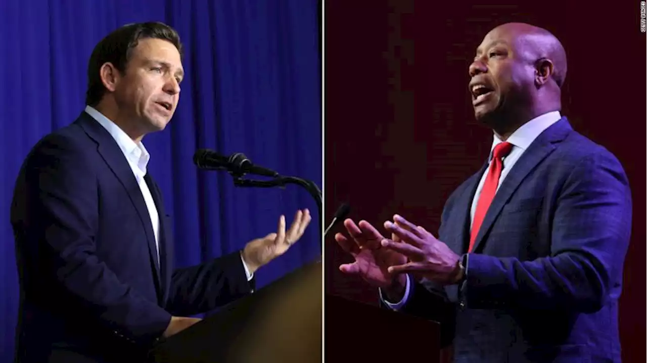 Ron DeSantis and Tim Scott test whether Republicans want a brawler or uniter | CNN Politics