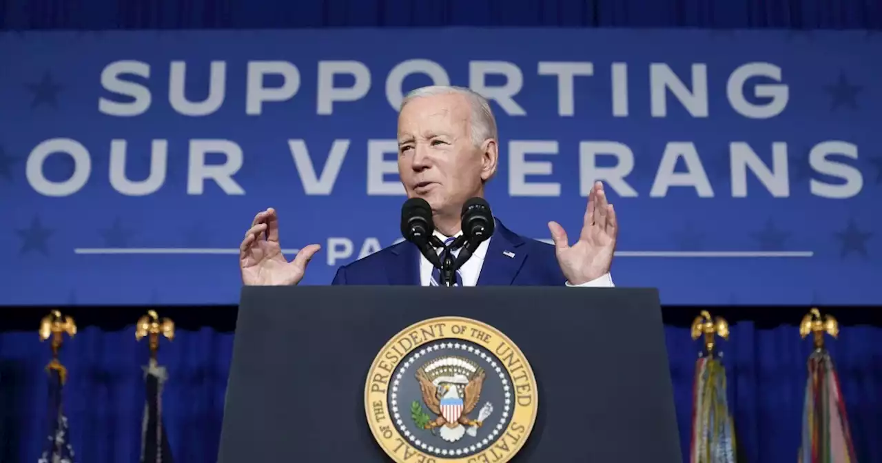 Biden caps big legislative wins at the one-year mark with Western swing