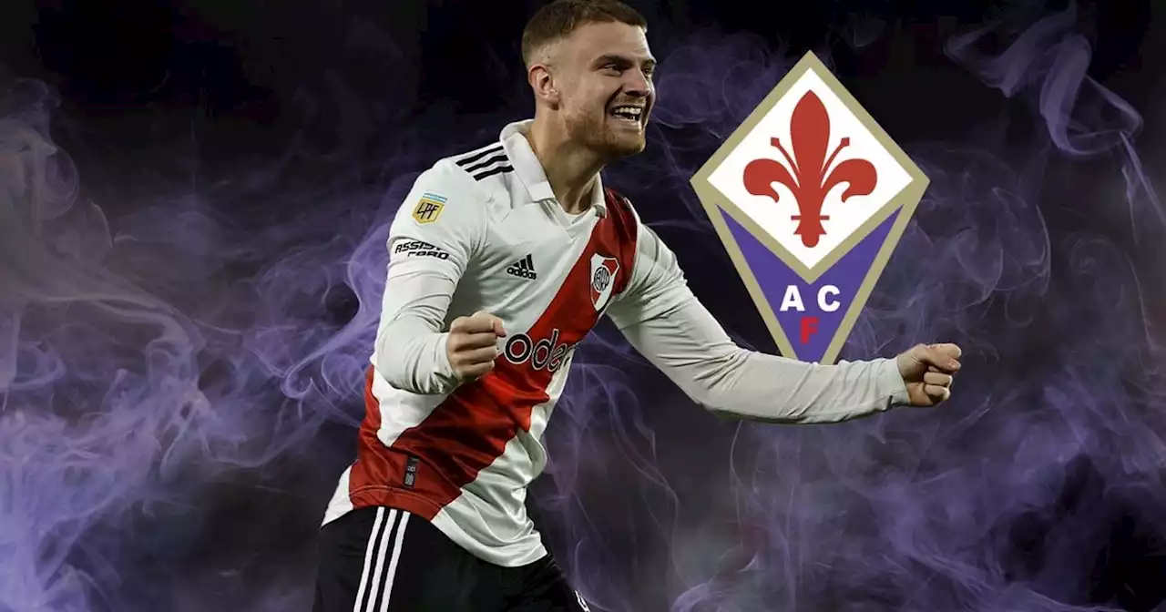 Confirmado: Lucas Beltrán se despide de River y jugará en la Fiorentina