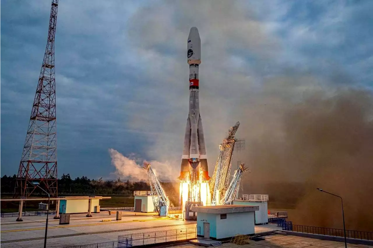 Russia Launches Spacecraft In Race To Explore The Moon’s South Pole