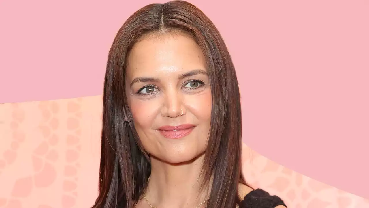 Katie Holmes has revived the messy topknot