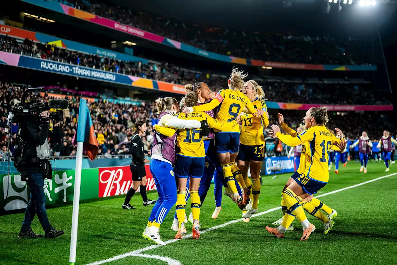 Sverige klart för VM-semifinal – efter rysare