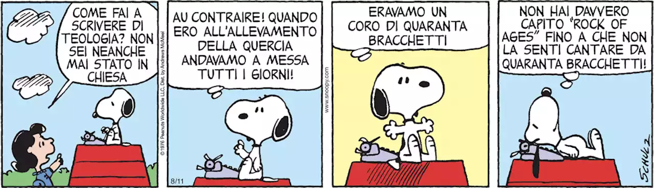 Peanuts 2023 agosto 11 - Il Post