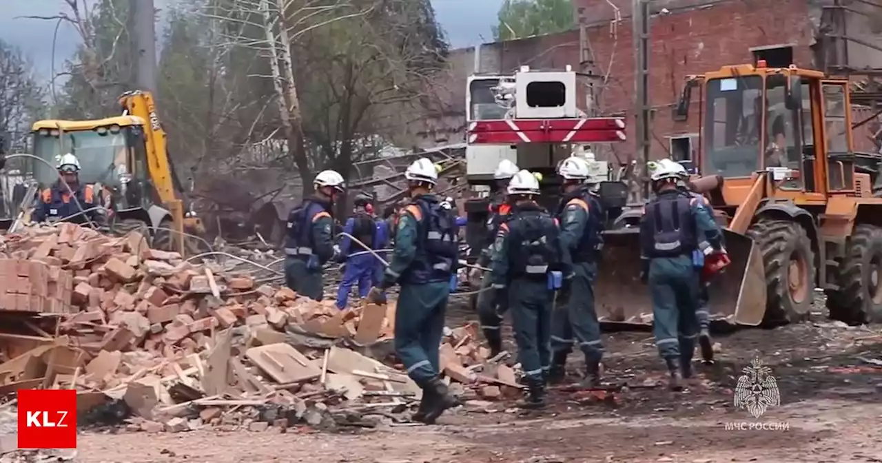 Mutmaßliche Rüstungsfabrik: Acht Menschen nach Explosion in der Nähe Moskaus vermisst