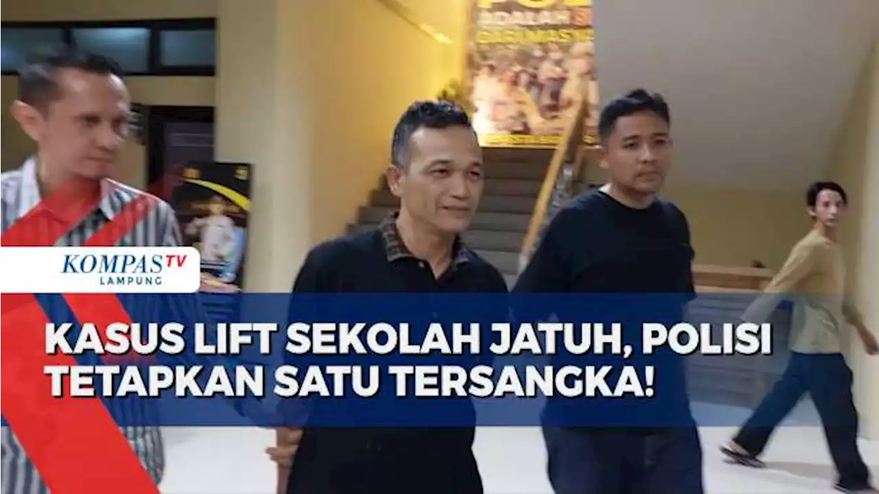 Polisi Tetapkan 1 Tersangka Jatuhnya Lift Sekolah Az Zahra