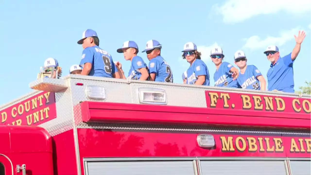 ‘Truly once in a lifetime’: Needville Little League baseball team gets community-wide send-off