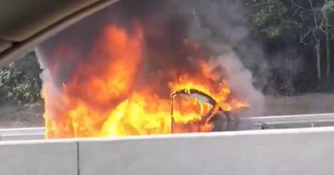 M6 drivers hit with huge five-mile delays after caravan fire - updates