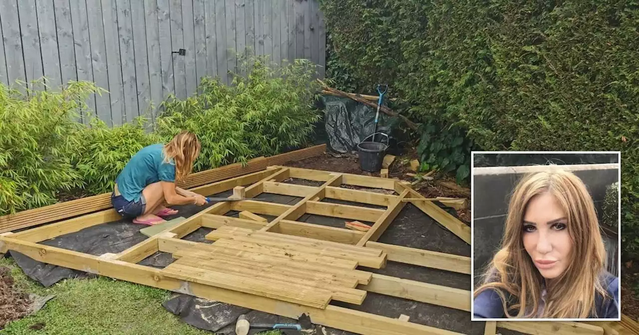 Teacher, 61, '£3,000 out of pocket' after builders 'leave decking half finished'