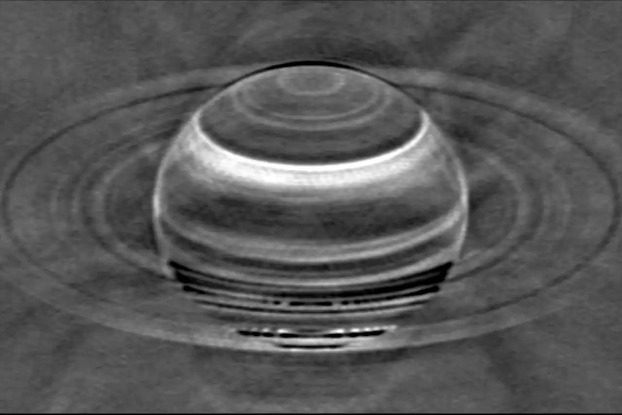 Storms on Saturn are so huge that their traces last hundreds of years