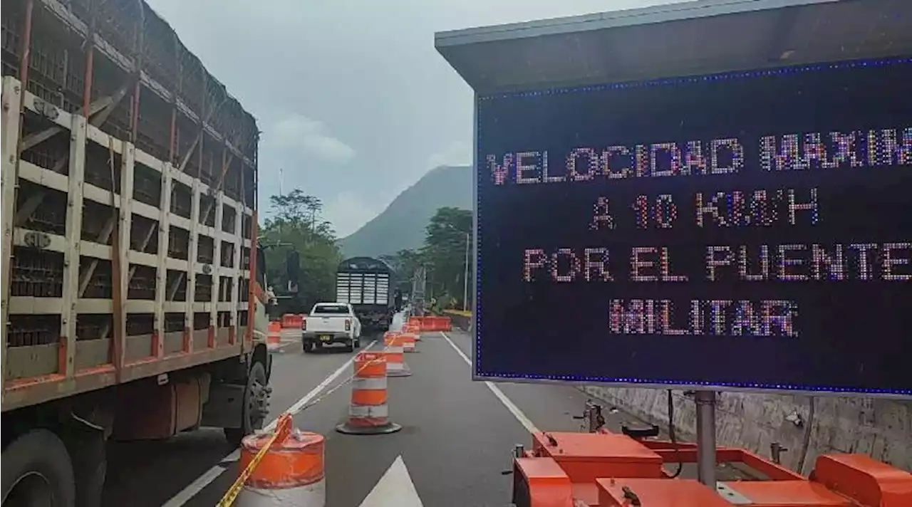 Vía al Llano: segundo puente provisional entraría en funcionamiento este viernes