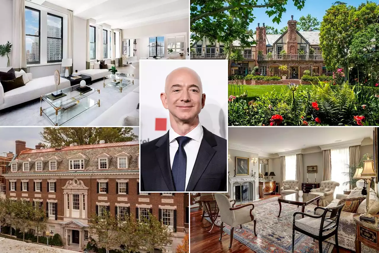 Jeff Bezos’ $500M real estate portfolio: See all his luxury houses