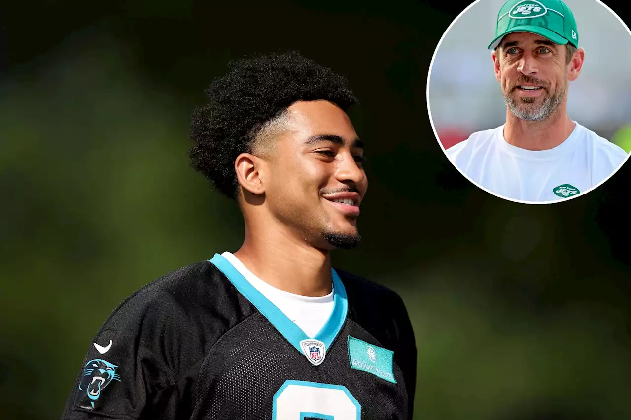 Panthers’ Bryce Young lauds Aaron Rodgers’ ‘huge’ quarterback influence