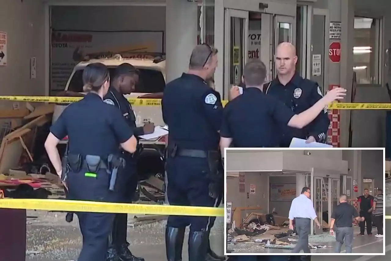 Woman killed after elderly driver plows into Los Angeles car dealership