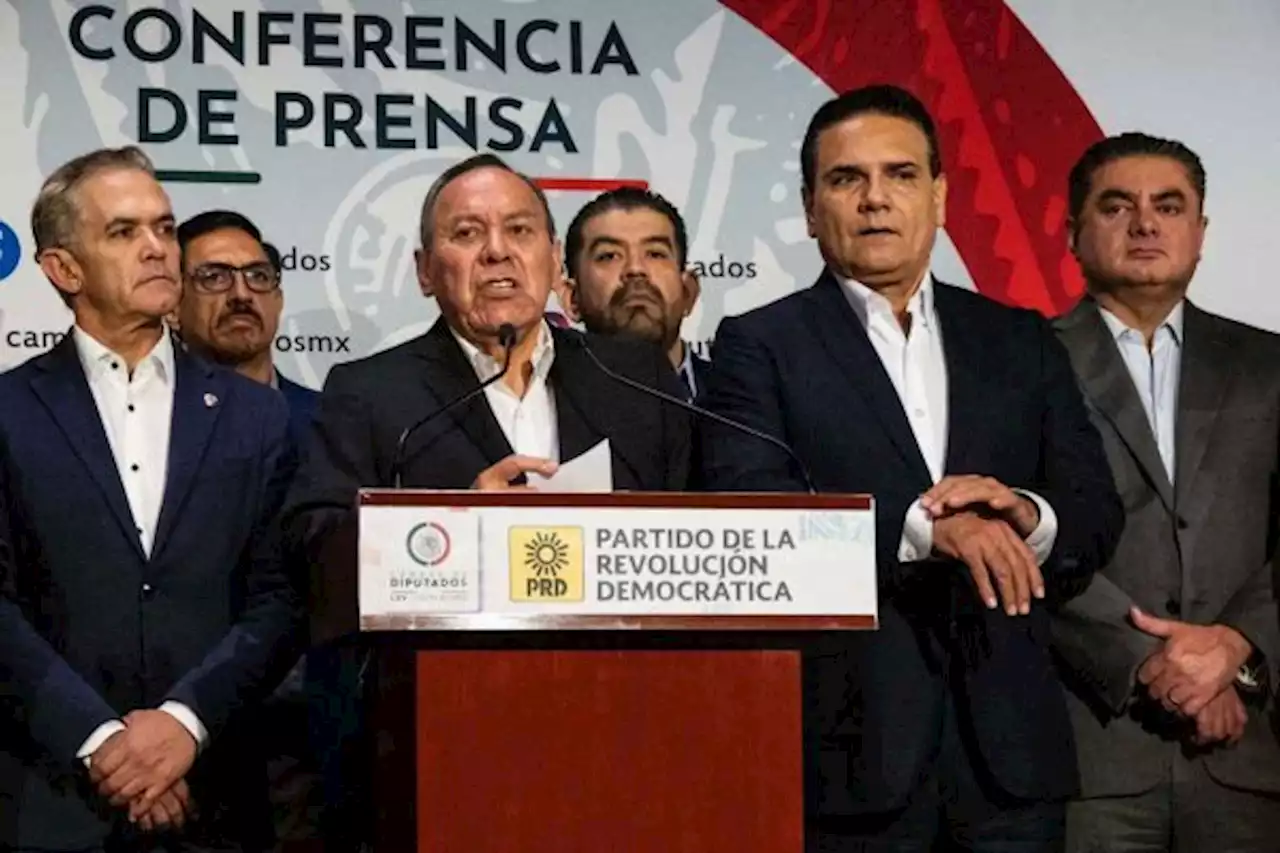 PRD pausa actividad en el Frente por México, hasta aclarar exclusión de sus aspirantes presidenciales