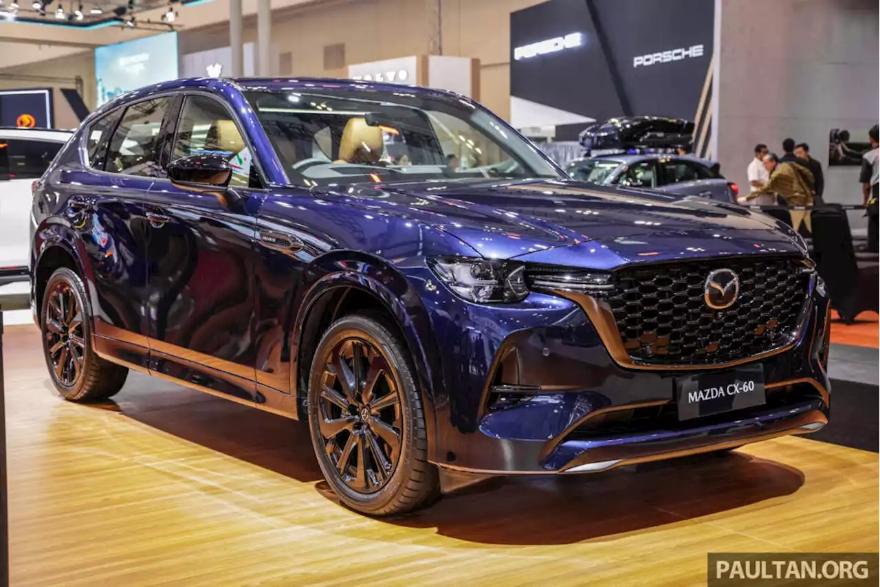 GIIAS 2023: Mazda CX-60 makes public debut – two grades; 3.3L turbo mild hybrid inline-six; from RM357k - paultan.org