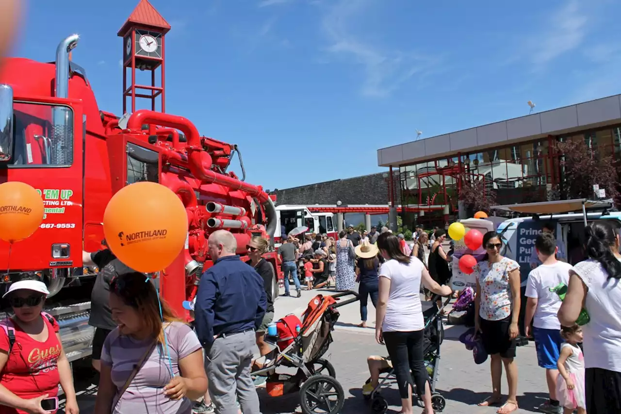 Touch a Truck and Foodie Fridays Event at Canada Games Plaza