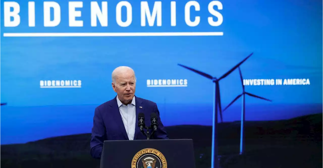 Biden highlights economic transformation at New Mexico wind tower plant