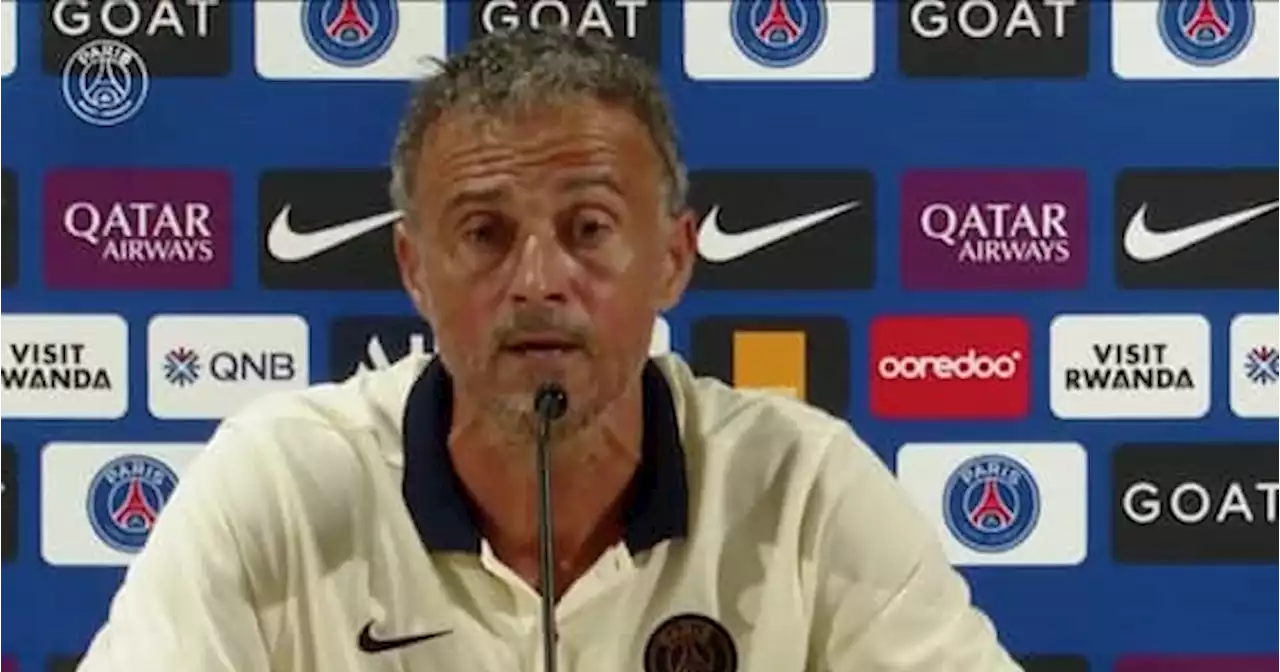 Luis Enrique parla di Mbappé, Neymar e Verratti