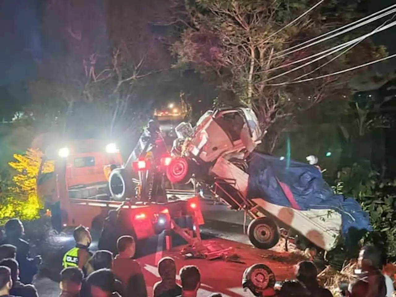 Pikap Kecelakaan Masuk Sungai di Juwiring Klaten, Penumpang Terjepit Kabin