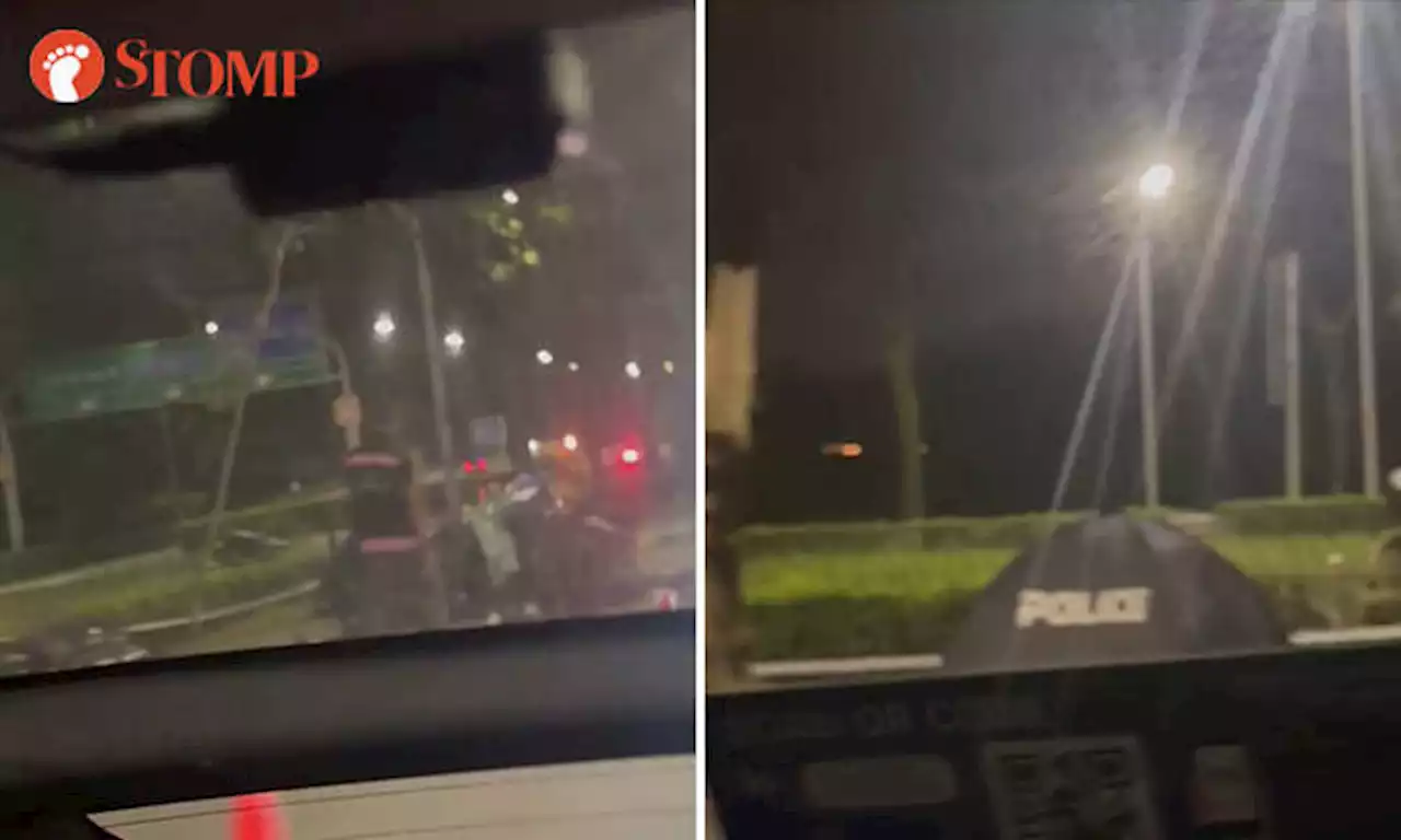 Passenger dies after car skids at Seletar West Link, driver and another passenger taken to hospital