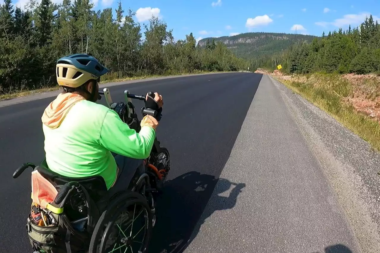 Quadriplegic Hand-Cyclist Promotes Accessibility and Inclusion Across Canada