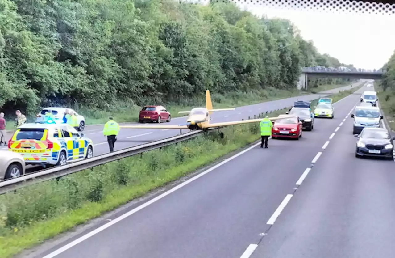 Light aircraft makes emergency landing on English motorway