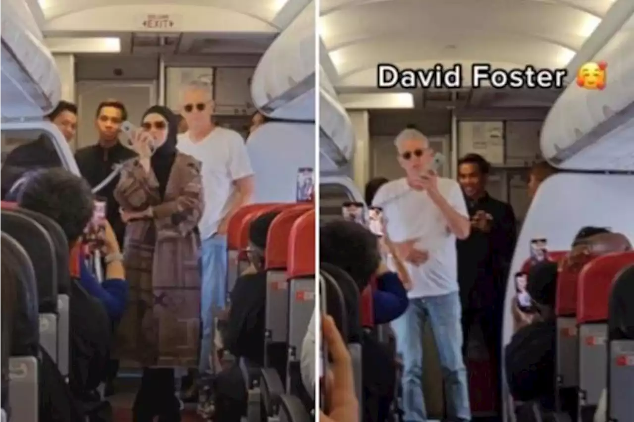 AirAsia passengers get in-flight ‘upgrade’ as Siti Nurhaliza, David Foster serenade them over PA system