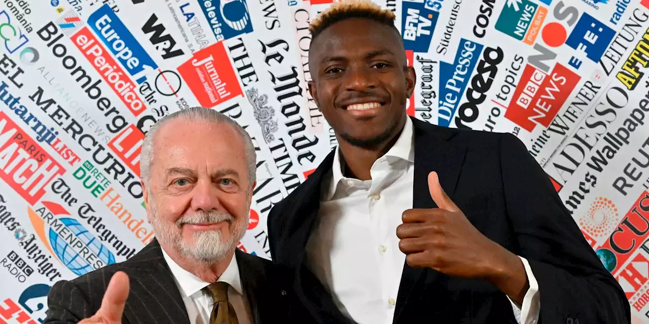 Osimhen, annuncio di De Laurentiis: “Resta. Ha altri 2 anni di contratto'