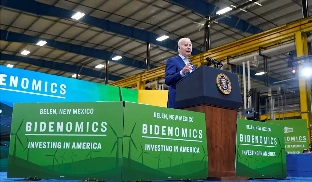 Biden claims credit for clean energy ‘boom’ in bid to reset climate messaging, tout achievements