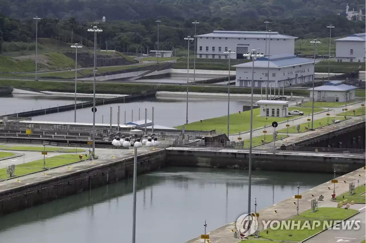 '가뭄 통항 제한' 파나마운하 선박정체 심각…물류비 상승 | 연합뉴스