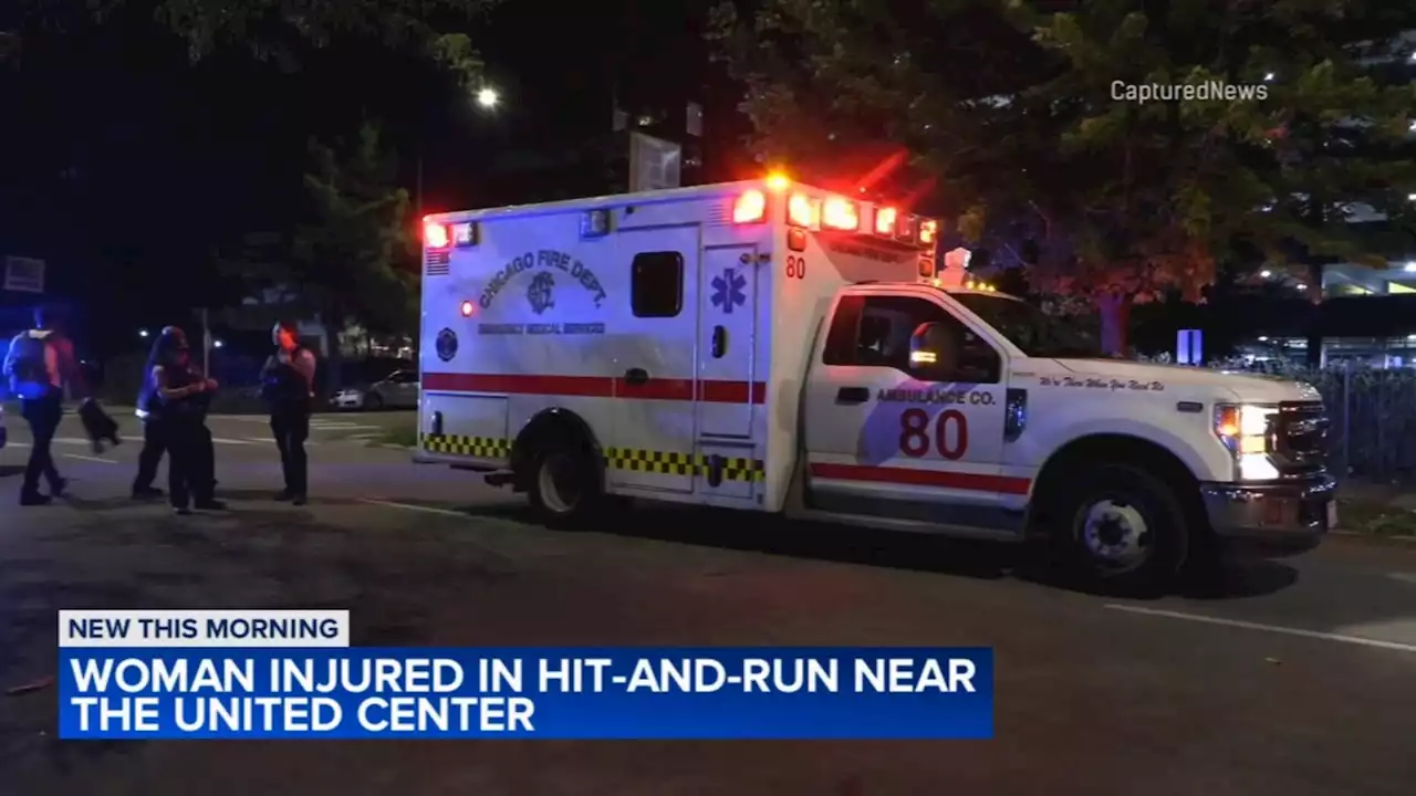 Woman, 37, hurt in hit-and-run crash near United Center; Chicago police searching for female driver