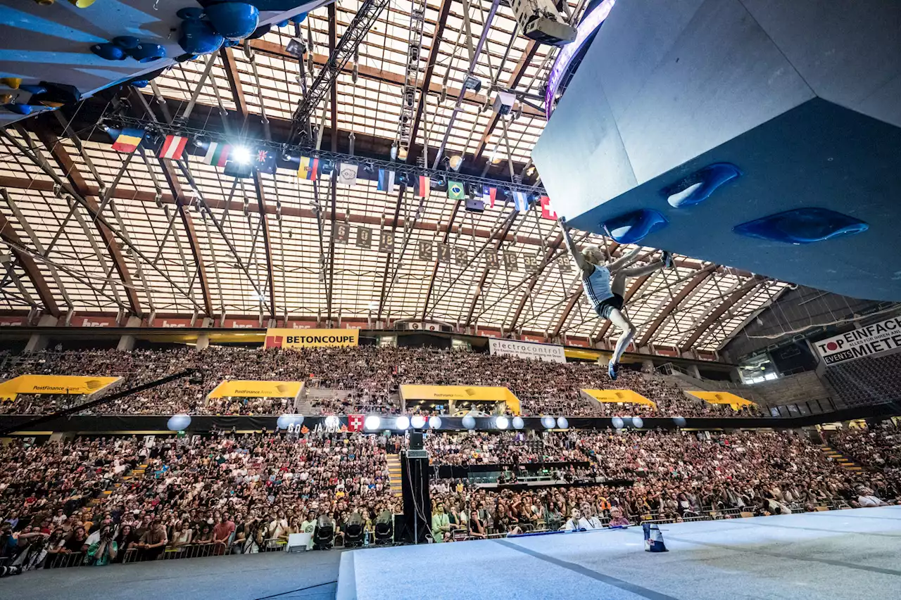 Gut besuchte Kletter-WM in Bern