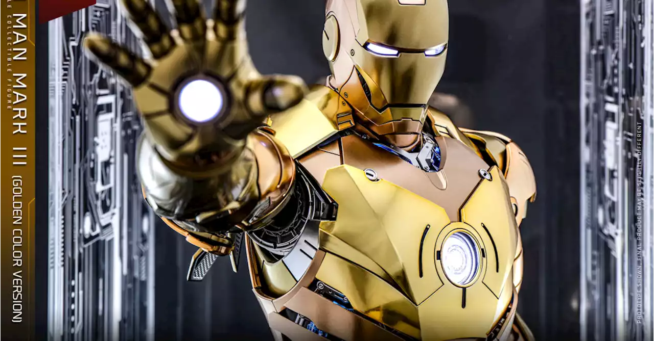 Iron Man Gets A New 300 Piece Golden Mark III Armor from Hot Toys