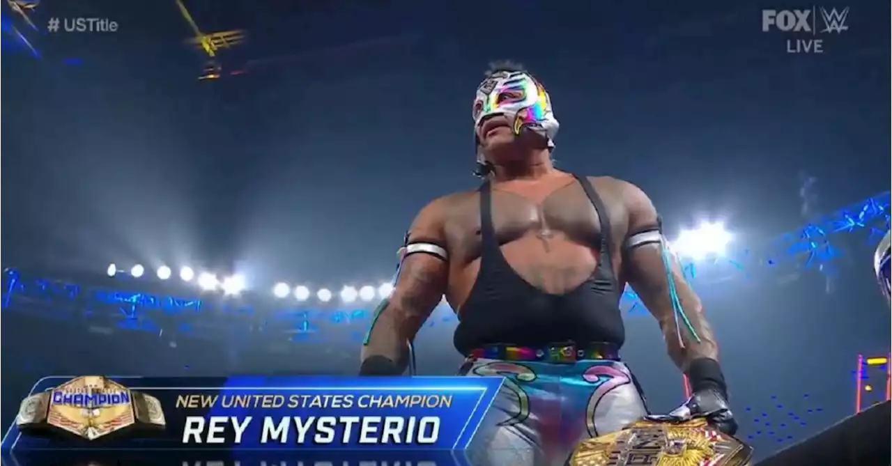 WWE SmackDown Sees Rey Mysterio Win United States Championship