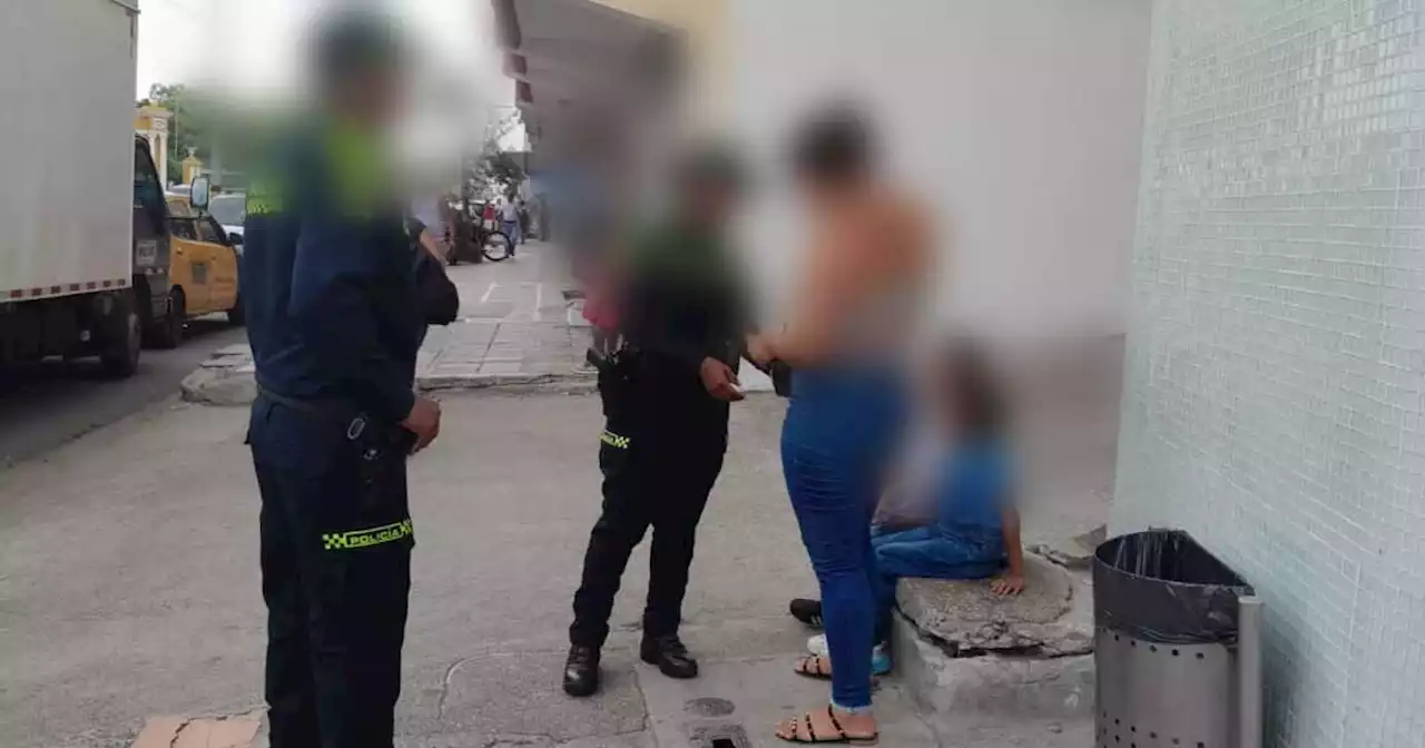 Mujer fue capturada en Cartagena por instrumentalizar a sus hijos para pedir dinero