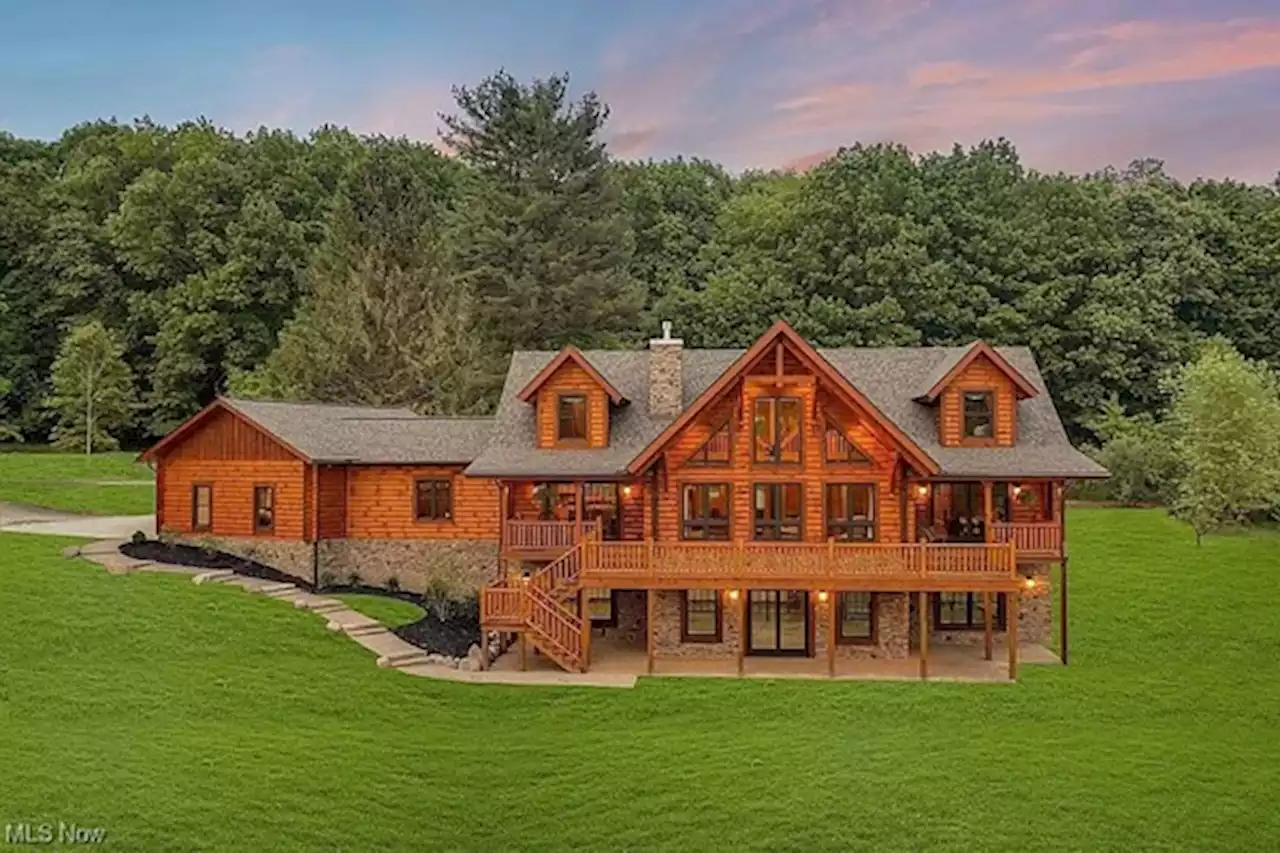 Northeast Ohio Log Cabin-Style Mansion Hits the Market for $2.1 Million