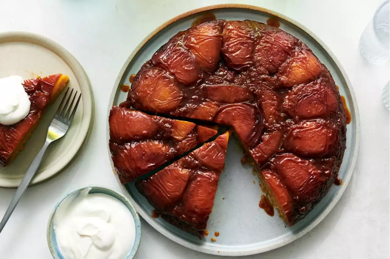 Peach cobbler as you’ve never seen it