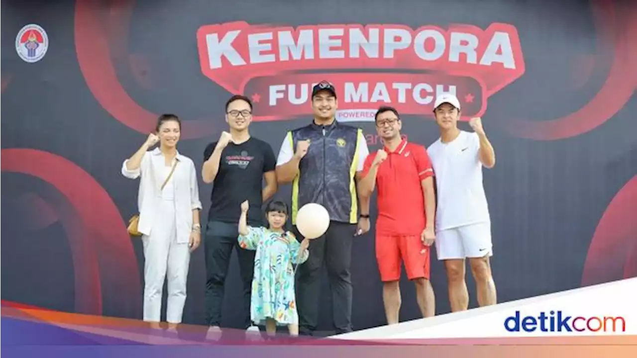 Kemenpora Fun Match 2023 Dihadiri Raffi Ahmad